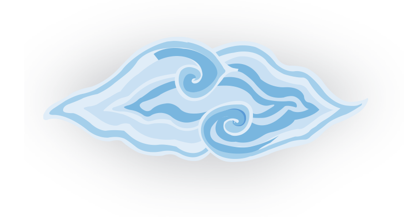 blue clouds